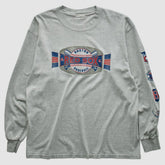 Boston Red Sox 2001 Long Sleeve T-shirt - Heather Gray - Vintage T-shirts