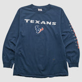 Houston Texans NFL 2000s Long Sleeve T-shirt - Navy T-shirts