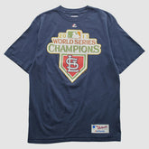 St. Louis Cardinals Majestic 2011 T-shirt - Navy - Vintage T-shirts