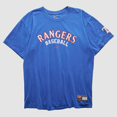 Texas Rangers Nike 2000s T-shirt - Blue - Vintage T-shirts