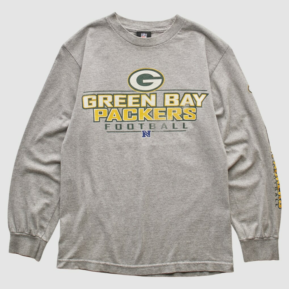 Green Bay Packers NFL 2010s Long Sleeve T-shirt - Heather Gray T-shirts