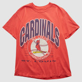St. Louis Cardinals Hanes 90s T-shirt - Red - Vintage T-shirts