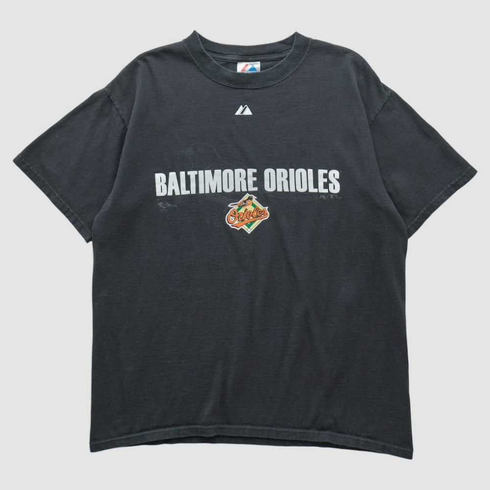 Baltimore Orioles Majestic 2007 T-shirt - Black - Vintage T-shirts