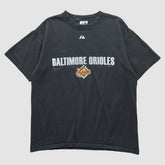 Baltimore Orioles Majestic 2007 T-shirt - Black - Vintage T-shirts