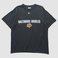 Baltimore Orioles Majestic 2007 T-shirt - Black - Vintage T-shirts