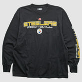 Pittsburgh Steelers NFL 2010s Long Sleeve T-shirt - Black T-shirts