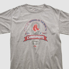 Boston Red Sox Majestic 2007 T-shirt - Heather Gray - Vintage T-shirts