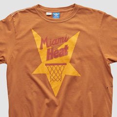 Miami Heat 2010s T-shirt Orange Vintage - Adidas