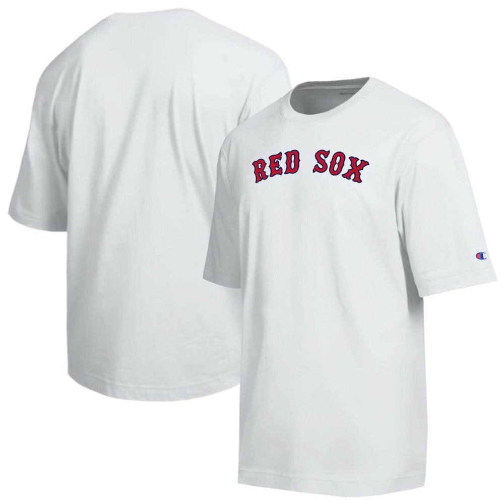 Boston Red Sox Champion All Star Arched Chenille Wordmark T-Shirt - White T-shirts