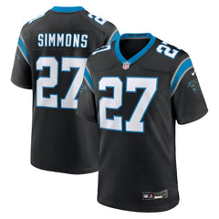 Isaiah Simmons Carolina Panthers Team Game Jersey - Black Jerseys