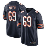 Jeremiah Martin Chicago Bears Team Game Jersey - Navy Jerseys