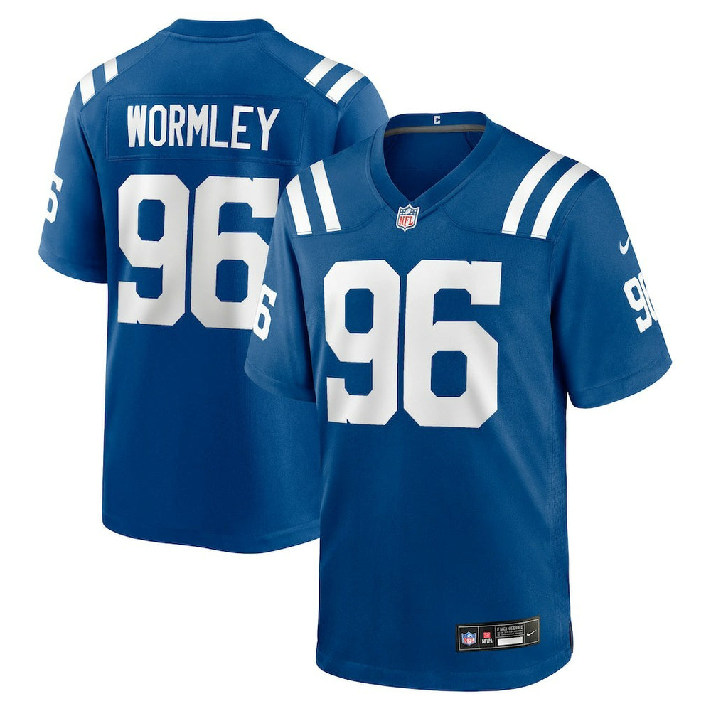 Chris Wormley Indianapolis Colts Team Game Jersey - Royal Jerseys