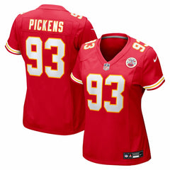 Zacch Pickens Kansas City Chiefs Women's Team Game Jersey - Red Jerseys