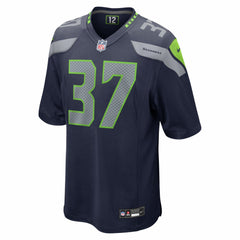 Maxen Hook Seattle Seahawks Team Game Jersey - College Navy Jerseys