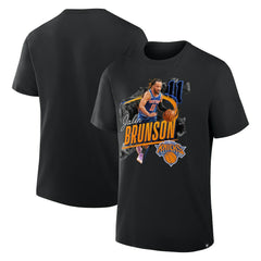 Jalen Brunson New York Knicks Start of Season T-Shirt Black