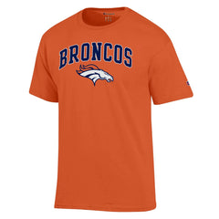Denver Broncos Champion Arch Over Logo T-Shirt - Orange T-shirts