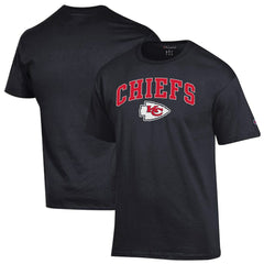 Kansas City Chiefs Champion Arch Over Logo T-Shirt - Black T-shirts