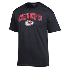 Kansas City Chiefs Champion Arch Over Logo T-Shirt - Black T-shirts