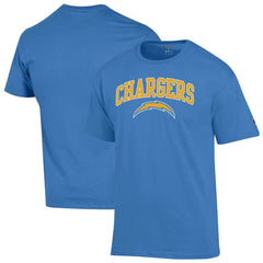 Los Angeles Chargers Champion Arch Over Logo T-Shirt - Powder Blue T-shirts