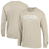 Houston Texans Champion White Ink Jersey Long Sleeve T-Shirt - Oatmeal T-shirts
