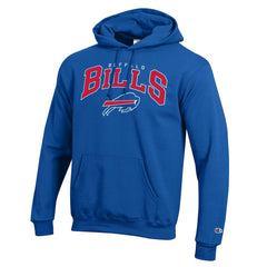 Buffalo Bills Champion Powerblend Arch over Logo Hoodie - Royal Hoodies