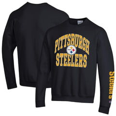Pittsburgh Steelers Champion Powerblend Fleece Sweatshirt - Black Sweatshirts