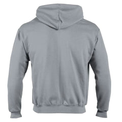 Denver Broncos Champion Powerblend Fleece Full-Zip Hoodie - Heather Gray Hoodies