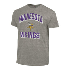 Minnesota Vikings Champion Ultimate Tri-Blend T-Shirt - Heather Charcoal T-shirts