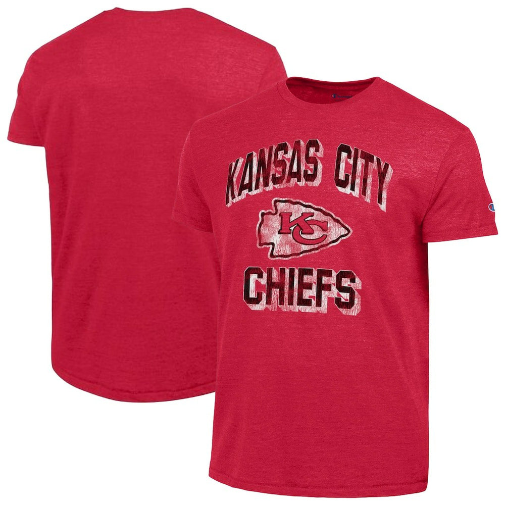 Kansas City Chiefs Champion Ultimate Tri-Blend T-Shirt - Red T-shirts