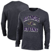 Baltimore Ravens Champion Ultimate Tri-Blend Long Sleeve T-Shirt - Black T-shirts