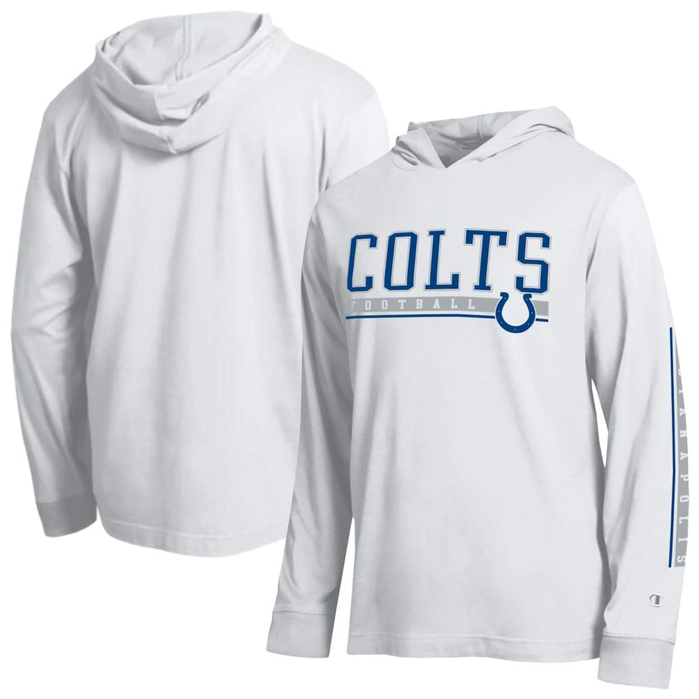 Indianapolis Colts Champion All Star Hoodie T-Shirt - White Hoodies