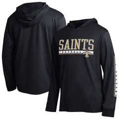 New Orleans Saints Champion All Star Hoodie T-Shirt - Black Hoodies
