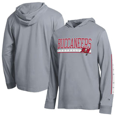Tampa Bay Buccaneers Champion All Star Hooded T-Shirt - Heather Gray T-shirts
