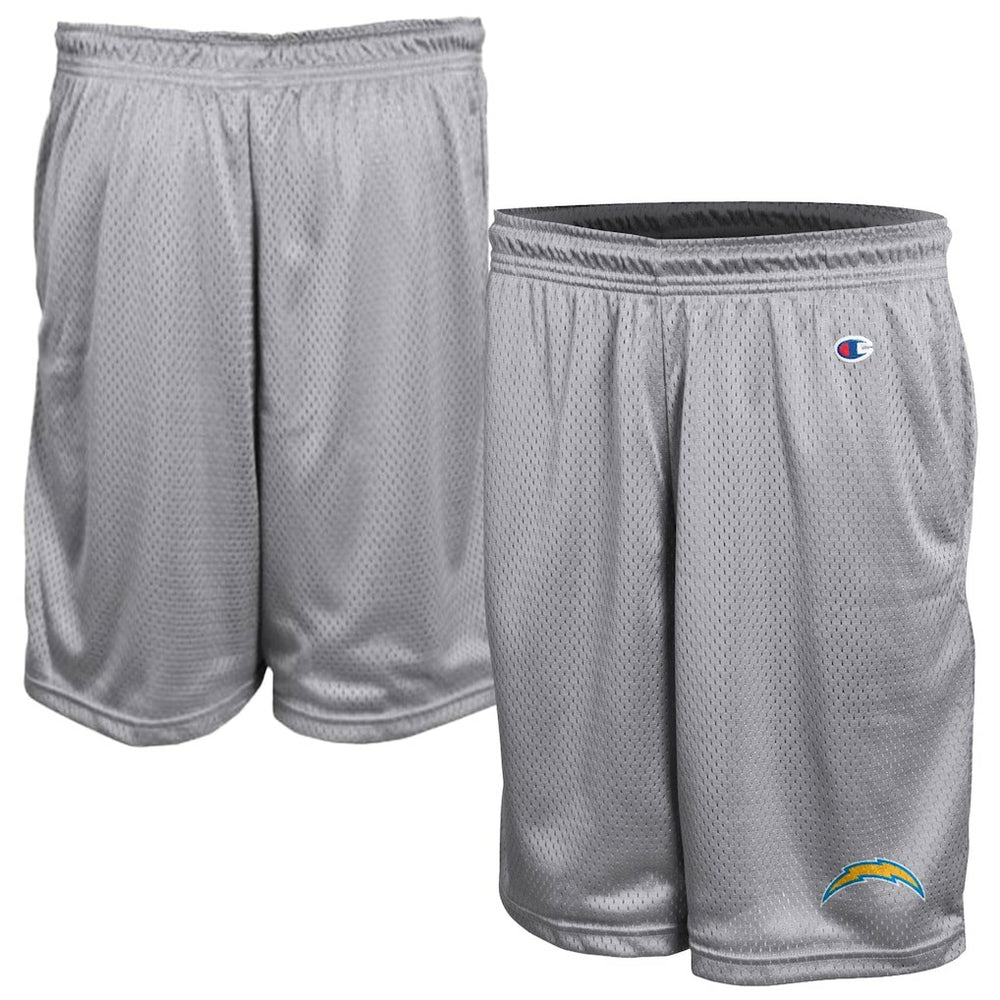 Los Angeles Chargers Champion Classic Mesh Shorts - Gray Shorts