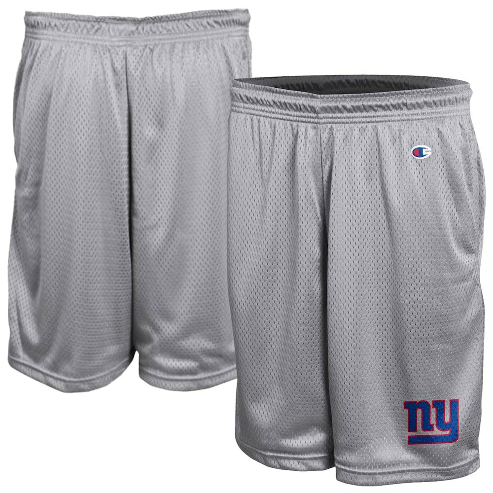 New York Giants Champion Classic Mesh Shorts - Gray Shorts