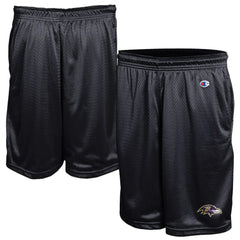 Baltimore Ravens Champion Classic Mesh Shorts - Black Shorts