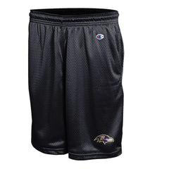 Baltimore Ravens Champion Classic Mesh Shorts - Black Shorts