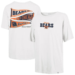 Chicago Bears '47 Women's Bow & Banner Sadie T-Shirt - White T-shirts