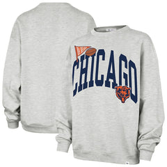 Chicago Bears '47 Women's Arched Icon Oversized Sweatshirt - Gray Sweatshirts