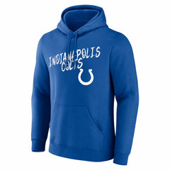 Indianapolis Colts Hustle Personalized Name & Number Hoodie - Royal Hoodies