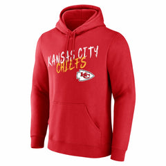 Kansas City Chiefs Hustle Personalized Name & Number Hoodie - Red Hoodies