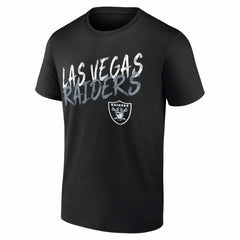 Las Vegas Raiders Hustle Personalized Name & Number T-Shirt - Black T-shirts