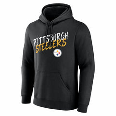 Pittsburgh Steelers Hustle Personalized Name & Number Hoodie - Black Hoodies