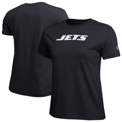 New York Jets Champion Women's Logo T-Shirt - Black T-shirts