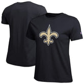New Orleans Saints Champion Women's Logo T-Shirt - Black T-shirts