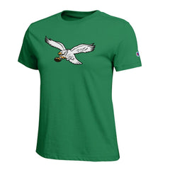 Philadelphia Eagles Champion Women's Logo T-Shirt - Kelly Green T-shirts