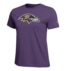 Baltimore Ravens Champion Women's Logo T-Shirt - Purple T-shirts