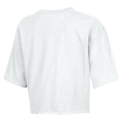 New Orleans Saints Champion Women's Boyfriend Cropped T-Shirt - White T-shirts