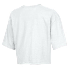 New England Patriots Champion Women's Boyfriend Cropped T-Shirt - White T-shirts
