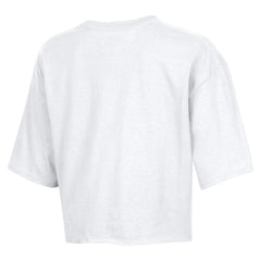 Tampa Bay Buccaneers Champion Women's Boyfriend Cropped T-Shirt - White T-shirts